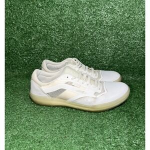 Vans Ave Pro Skate Shoes Mens Size 8 White Grey Translucent BMX Waffle Sneakers